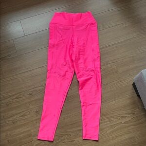 Hot Pink High-Waist Leggings by LIVE!